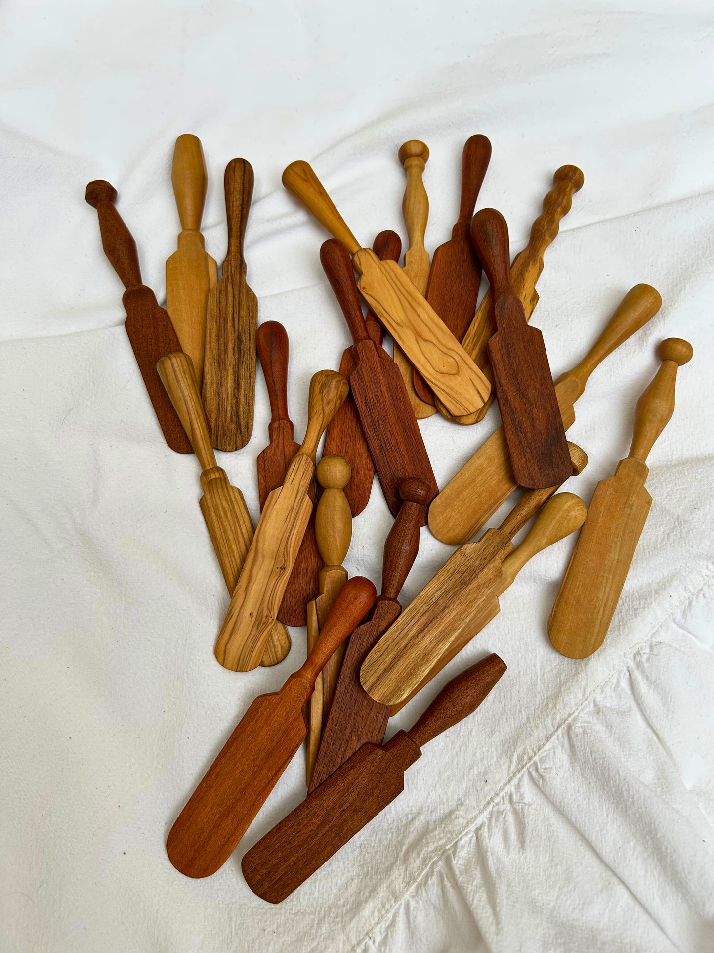 Untadores en maderas set x 4 unidades